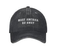 Gorras Make America Go Away para Hombre Gorras de béisbol Anti-Groenlandia Camiseta Make America Go Away