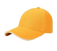 Gorras Mujer,Sandwich Hairy Green Baseball Cap Light Plate Sandwich Cap Tourism Building Group Cap Work Cap Visera De Vestir (Yellow, A).