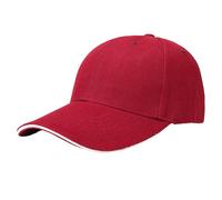 Gorras Mujer,Sandwich Hairy Green Baseball Cap Light Plate Sandwich Cap Tourism Building Group Cap Work Cap Visera De Vestir (Red, A).