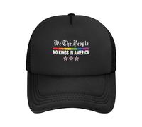 Gorras No Kings in America, We The People Trucker Hat, Gorras de béisbol con Malla Trasera