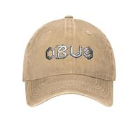 Gorras Obus Band Rock Estampadas para Hombres, Gorra de algodón Trucker de Uso Diario Gorra de béisbol Ajustable