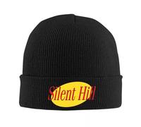 Gorras para Hombres Gorros Silent Hill Gorros de Juego de Terror Logo Gorro Sombreros Adulto Unisex Y2K Geniales al Aire Libre Skullies Beanies Regalos