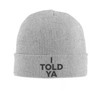 Gorras para Hombres I Told YA Challengers Movie Knitted Hat Beanie Otoño Invierno Gorro de Color acrílico cálido para Hombres y Mujeres Regalos Regalos