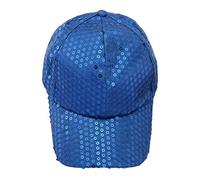 Gorras unisex con lentejuelas de color a la moda, 47, azul, Talla única