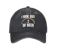 Gorras Unisex de Papá Noel Me quedo sin Cerveza Gorra de béisbol Casual Birra de Verano Birra de Camionero Correr Hippie Gorra de Estilo Callejero Gorra de béisbol Regalo de Moda