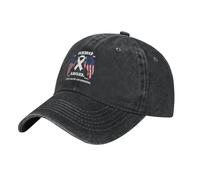 Gorras Vaquera Concientización sobre El Cáncer De Pulmón En Estados Unidos Unisex Sombrero Secado Rápido Snapback Cap Resistente Gorra De Béisbol para Tenis Senderismo Deporte