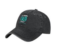 Gorras Vaquera Concientización sobre La Neuralgia del Trigémino Wing Angel Mujer Hombre Gorras Hip Hop Cómoda Gorra Trucker Clásico Gorra De Béisbol para Running Deporte Tenis
