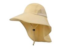 Gorras y Sombreros Protección UV con Protector Cuello-Nuca Sombrero de Sol de ala Ancha Unisex Resistente al Agua Gorra con Protector de Cuello Sombrero de Pesca Y Trekking