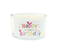Gorrita de cumpleaños | Happy BirthdaySoja Jar Candles Regalos | Práctico y elegante Exquisito Happy Birthday Candle Regalos para madre novia
