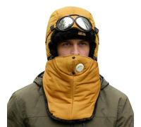 Gorro Abrigado,Gorro Grueso y Cálido de Cobertura Total | con Gafas y de Nieve Antiviento - para Deportes al Aire Libre, Camping, Ciclismo, Motocicleta, Snowboard