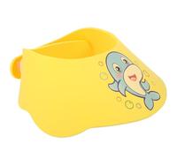 Gorro Ajustable para Baño de Ñiño, Visera Grande Eva Amarilla | Mantiene el Rostro Seco, Seguro, Uso en Baño, Talla Infantil, Color Amarillo, Visera Amplia