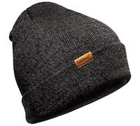 Gorro Beanie Invierno Cálidos para Hombre y Mujer - Suave y Elástico Gorros con Dobladillo De Punto para Esquiar Correr Pasear al Perro - Regalo para Hombres y Mujeres Gris oscuro