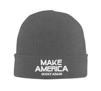 Gorro Beanie Jesús Hace Que Estados Unidos vuelva a ser piadoso Moda Gorro de Invierno Moderno Gorros Beanie Sombrero para Corriendo Ciclismo Adulto