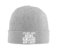 Gorro Beanie No es fácil ser el acompañante de mi Esposa Cálidos Gorros de Punto Unisex Sombreros de Invierno para Mujer Ciclismo Running