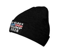 Gorro Beanie Reelección De Donald Trump En Las Elecciones Republicanas De EE. UU. De 2028 Ligero Gorro Ciclismo Antiviento Sombreros De Invierno para Hombre Mujer Ciclismo