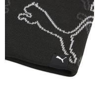 Gorro beanie sin vuelta de corona media con estampado del ícono PUMA Cat, Accesoiros, Negro, OSFA OSFA