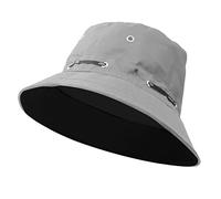Gorro blanco marca Cap Fashion Hat Outd su oor Men N and Cap Women Hat Casual Adult Pot Bucket Travel Baseball Caps recién nacido, gris, Talla única