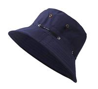 Gorro blanco marca Cap Fashion Hat Outd su oor Men N and Cap Women Hat Casual Adult Pot Bucket Travel Baseball Caps recién nacido, azul marino, Talla única