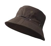 Gorro blanco marca Cap Fashion Hat Outd su oor Men N and Cap Women Hat Casual Adult Pot Bucket Travel Baseball Caps recién nacido, café, Talla única