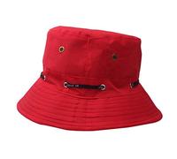 Gorro blanco marca Cap Fashion Hat Outd su oor Men N and Cap Women Hat Casual Adult Pot Bucket Travel Baseball Caps recién nacido, rojo, Talla única