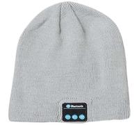 Gorro Bluetooth para ZTE Axon 30" Smartphone con Auriculares Integres Reglage Botones Universal Invierno (Gris)