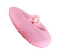 Gorro Boina para Perro,Boina Floral para Gatos Y Cachorros | Tocado Ajustable para Animales Cómodo para Razas Pequeñas | Disfraz para Fiestas Y Sesiones Fotográficas para