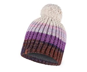 Gorro Buff Knitted & Fleece Hat Alina Morado Mujer - Invierno y Trekking