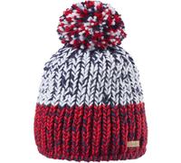 Gorro Cairn Justin, junior, rojo/azul melange Onesize