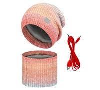 Gorro Calentador Eléctrico 2 En 1: Ajuste Elástico De Tamaño Medio, Ropa Térmica Que Funciona Con Pilas, Forro Polar Aislado | Deportes De Nieve Acampar Montañismo Pasear Perros Trabajos De Construcci