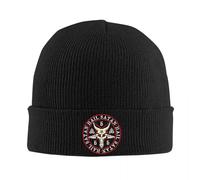 Gorro cálido de Invierno Hail Satan In Occult Inverted Pentagram Knit Hat Beanie Gorro de Invierno Gorra de Hip Hop Caliente para Hombres Mujeres Regalo
