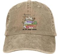 Gorro cálido de Invierno,No Existe eso de demasiados Libros Lector gráfico de Gorras de béisbol ratón de Biblioteca Ajustable para Adultos Casuales