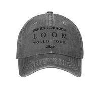 Gorro cálido de Invierno, Unisex Imagine Dragons Loom Tour 2025 Gorra de Béisbol de algodón Desgastado Casual Ajustable
