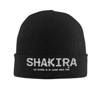 Gorro cálido de otoño e Invierno para Hombre, Shakira Albums Las Mujeres ya no lloran Gorro de puño para Hombres y Mujeres Tour 2025 Invierno Cálido Gorras de Punto