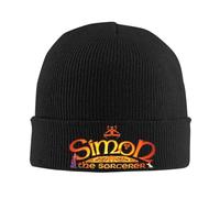 Gorro cálido de otoño e Invierno para Hombre, Simon The Sorcerer Adventure Knit Hat Beanie Gorro de Invierno Acrílico cálido Nueva Gorra para Regalos para Hombres y Mujeres