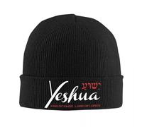 Gorro cálido Gorros de otoño e Invierno Moda de jerséis Unisex Gorra Cristo Yeshua Rey de los Reyes Señor de los Señores Sombrero