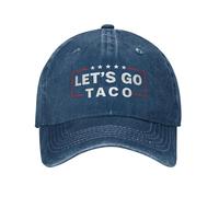Gorro cálido Hecho de algodón Puro, Let's Go Taco Always Chickens out Hombres Mujeres Gorra de Béisbol Gorras de Algodón Gorra Clásica al Aire Libre Todas Las Estaciones Viaje Suave Snapback Gorra