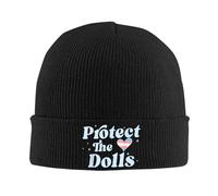Gorro cálido Protect The Dolls Igualdad de género Sombrero Tejido Otoño Invierno Gorros Cálidos Derechos Humanos Cálidos Gorra Unisex Acrílico Hip Hop Barrete
