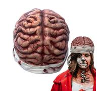 Gorro Cerebro Beanie Accesorio De Disfraz Realista Para Fotos Hombres
