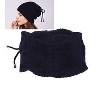 Gorro con Calefacción, Gorro con Carga USB, Gorro de Punto con Calefacción de Invierno de Doble Propósito, Bufanda con Lazo Circular para Mujeres Y Hombres