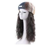 Gorro con Extensiones de Cabello para Mujer Gorro de peluca for mujer, gorro de peluca ondulado y rizado, gorro de peluca largo y rizado, adecuado for fiestas temáticas diarias, conciertos, citas Gorr