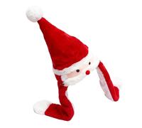 Gorro con Orejas en Movimiento - Gorro de Felpa | saltador suave, tocado relleno navideño | Sombreros de vestir festivos | para niños Entusiastas del cosplay Creadores de contenido Concierto Car