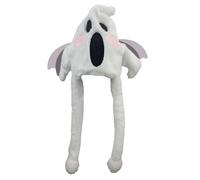 Gorro con Orejas Móviles Disfraz de peluche fantasma brillante