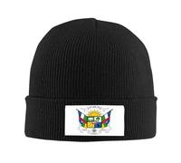 Gorro con República Centroafricana Emblema Nacional para Hombre Y Mujer Correr Gorro Ligero Calavera Termico Trabajo Invierno Unisex Talla Unica