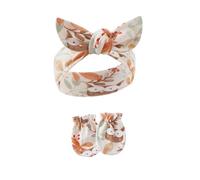 Gorro de algodón cómodo con manoplas antiagarre, accesorios para el cabello para niños pequeños