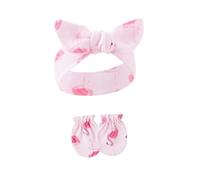 Gorro de algodón cómodo con manoplas antiagarre, accesorios para el cabello para niños pequeños