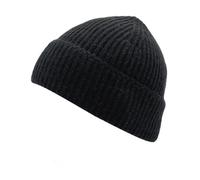 Gorro de algodón para hombre térmico suave gorro de hombre de moda gorro cálido cómodo gorro jersey ciclismo running sombrero unisex adulto regalos Navidad 2024 Ofertas, Negro , Talla única