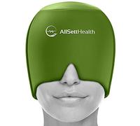 Gorro de alivio de migraña, envoltura de hielo para el dolor de cabeza y la migraña, alivio del dolor de cabeza con gel caliente/frío, paquete de hielo con máscara para el dolor de cabeza y cara y