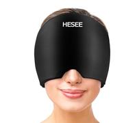 Gorro de alivio de migraña, sombrero de alivio de dolor de cabeza para gorra de migraña, terapia de frío y calor, máscara de ojos para aliviar el estrés, envoltura de cabeza para senos nasales, ojos