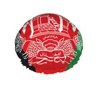 Gorro de baño con estampado de bandera de Afganistán para cabello largo y corto, lavable con banda elástica para cabello largo, trenzado