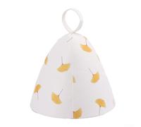 Gorro de baño de sauna grueso para una protección eficaz, ligero y elegante para tu rutina de relajación (Ginkgo)